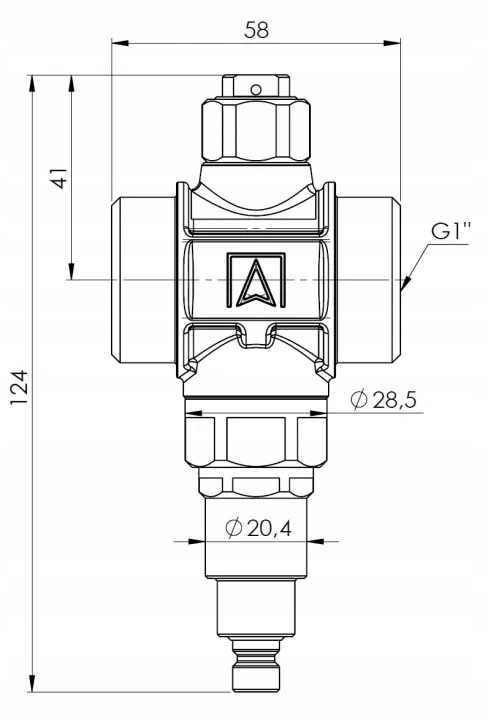 Wydajność Kvs 55 m3/h