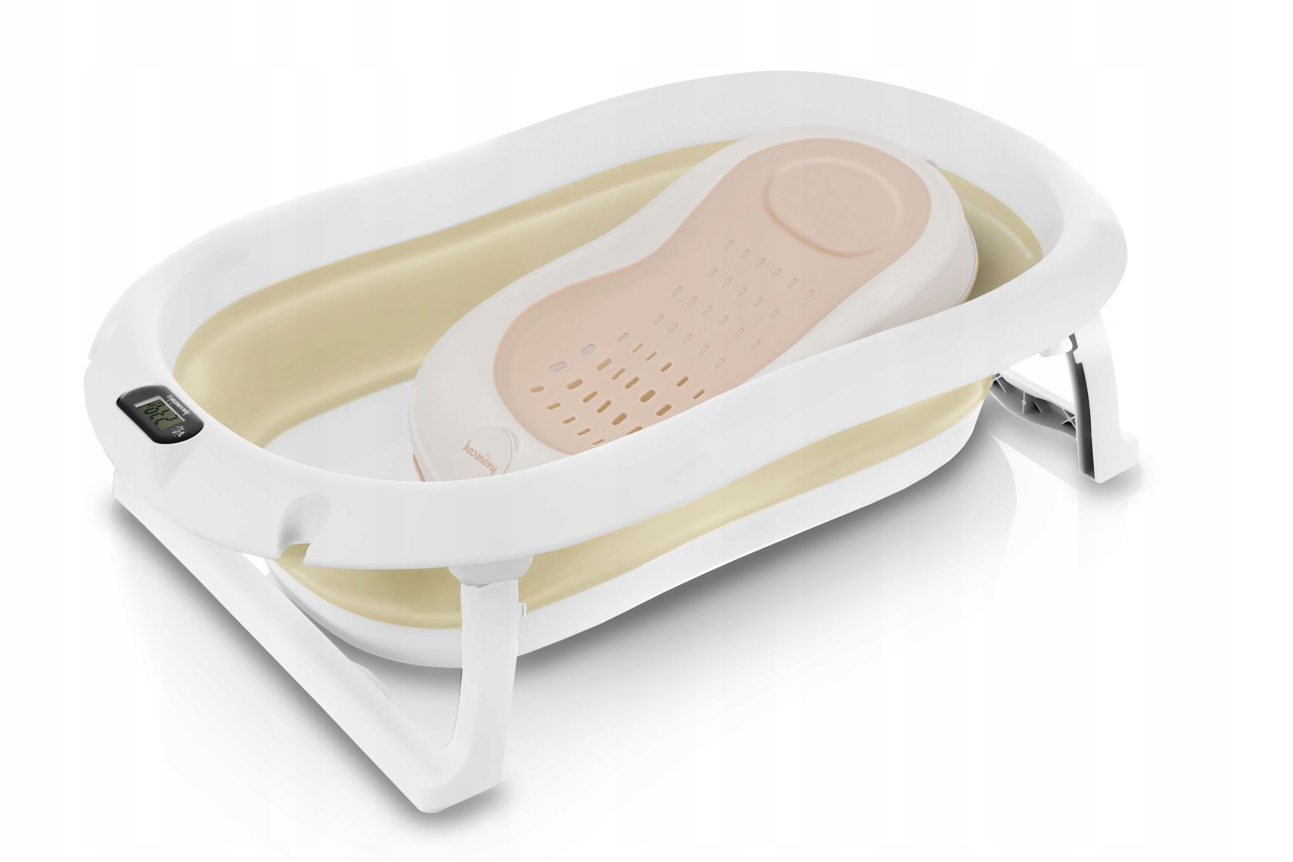 Wbudowany termometr – kontroluj temperaturę wody dla bezpiecznej kąpieli