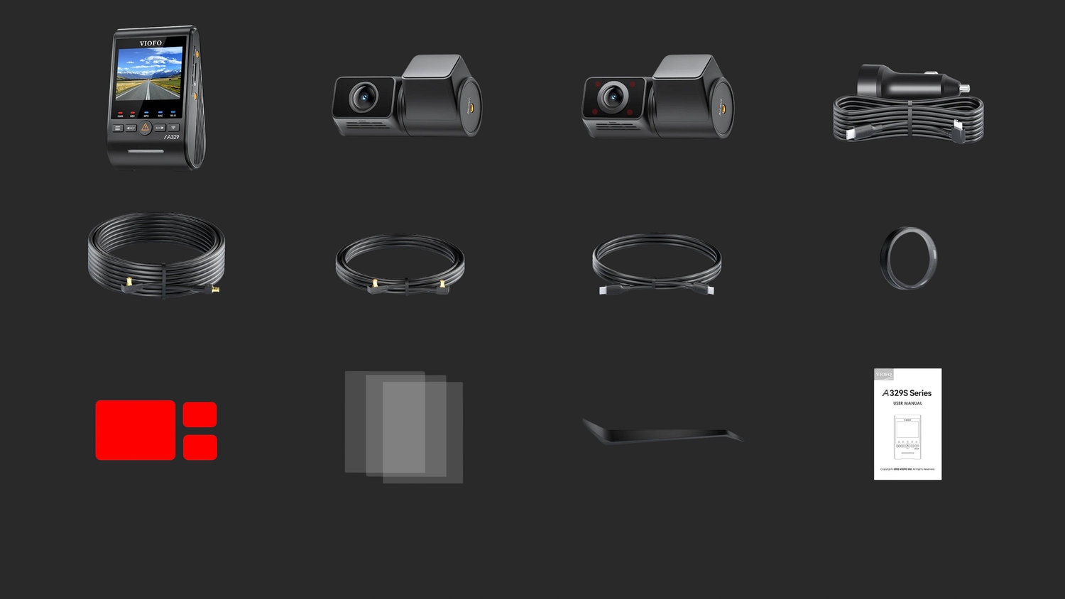 Wideorejestrator VIOFO A329S 2CH GPS – Twoje oczy na drodze