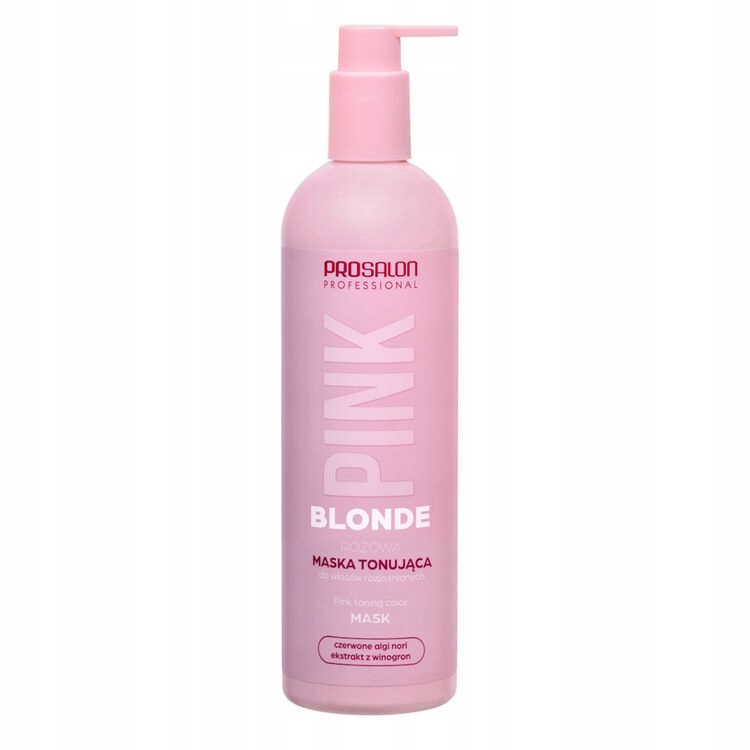 PROSALON New Pink Blonde Maska tonująca do włosów rozjaśnianych 500 ml – Profesjonalna pielęgnacja dla blondynek