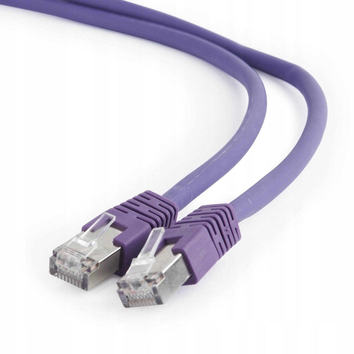 Kabel sieciowy RJ-45/RJ-45, kat.6A, S/FTP, fioletowy, 3m – Niezawodne połączenie w sieci