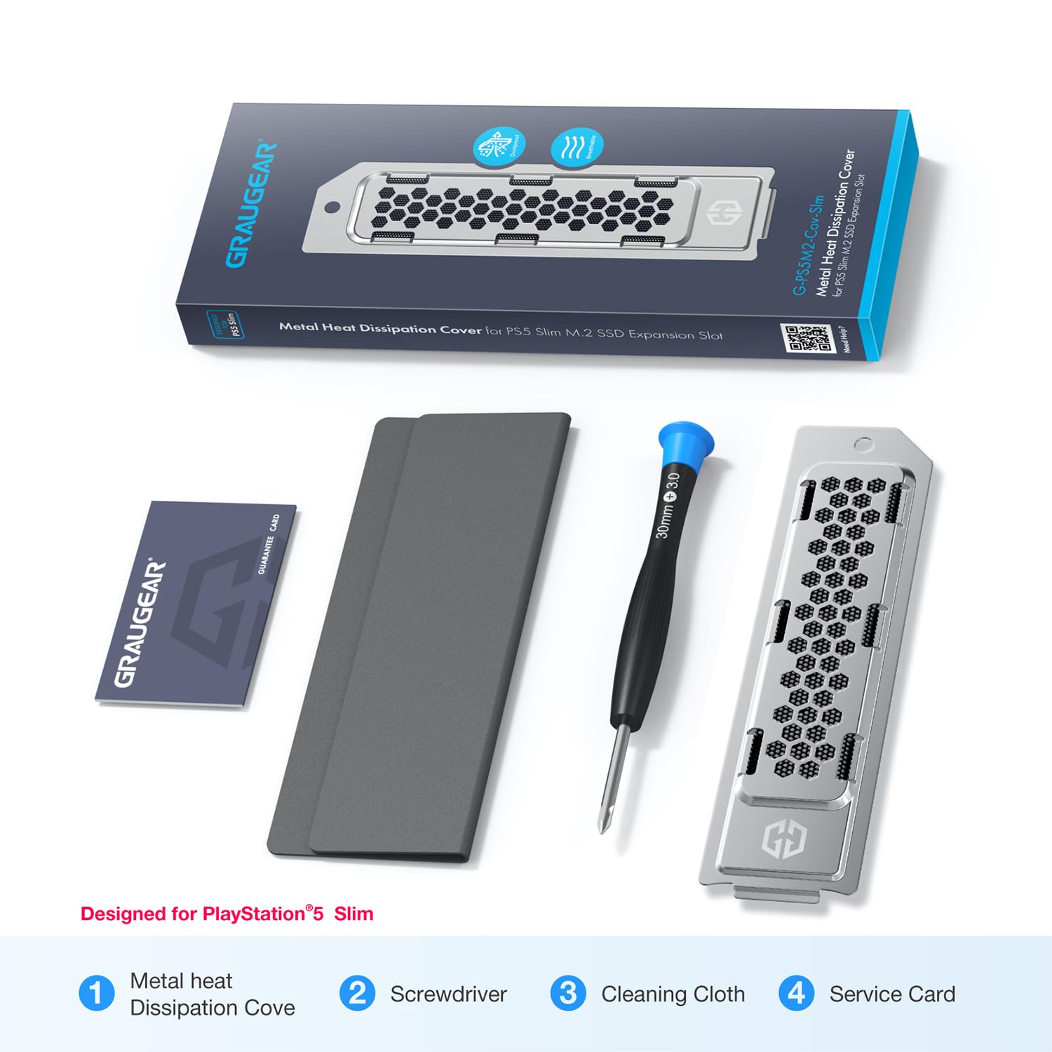 Graugear Khler z osłoną do PS5 M.2 SSD – Optymalizacja wydajności Twojej konsoli