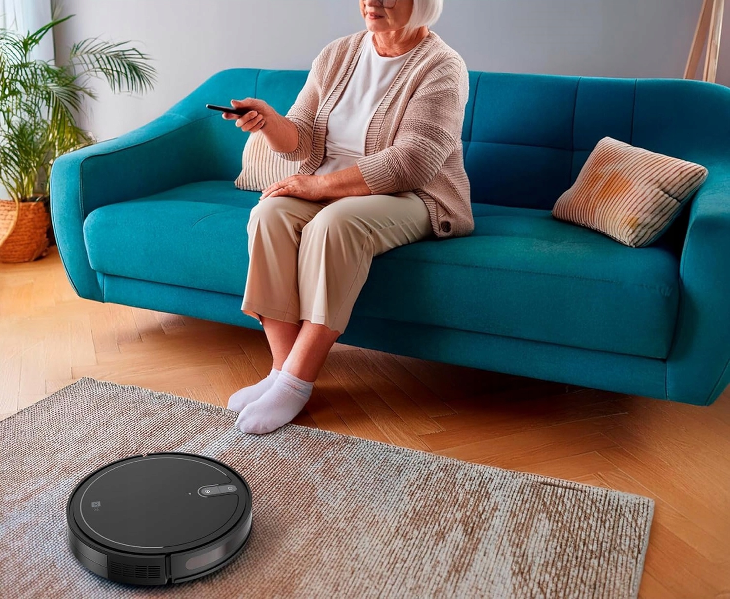 Funkcja mopowania do 100 m² – Lśniące podłogi w mgnieniu oka