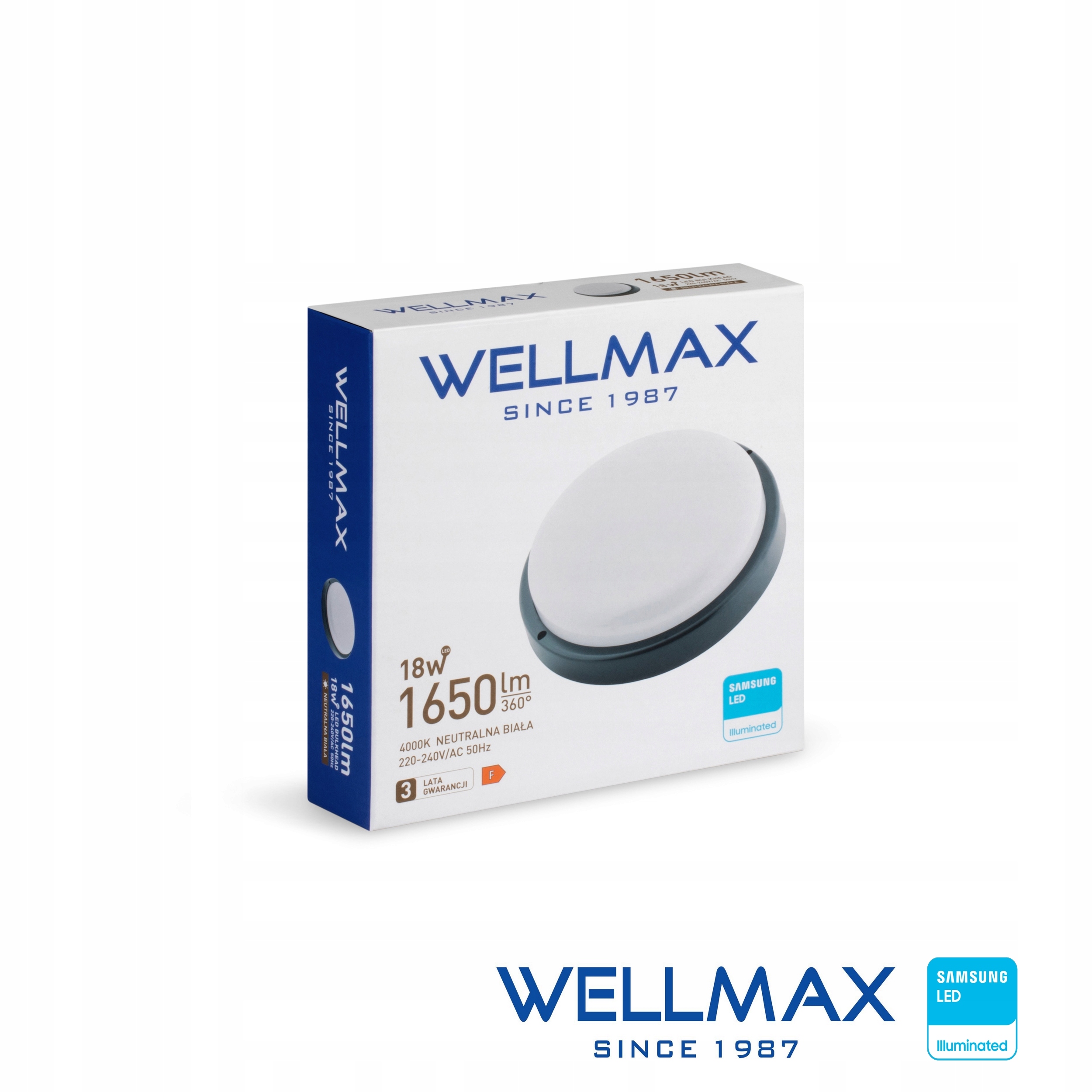Wysoka efektywność świetlna – 92lm/W z diodami SAMSUNG