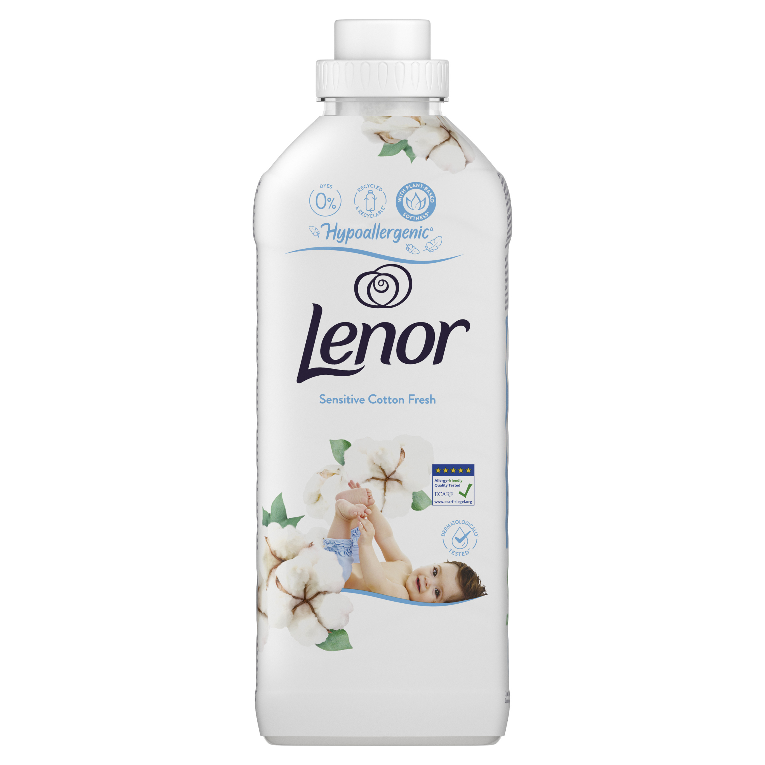 Płyn do płukania LENOR Sensitive Cotton Fresh 925ml – Świeżość i komfort na co dzień