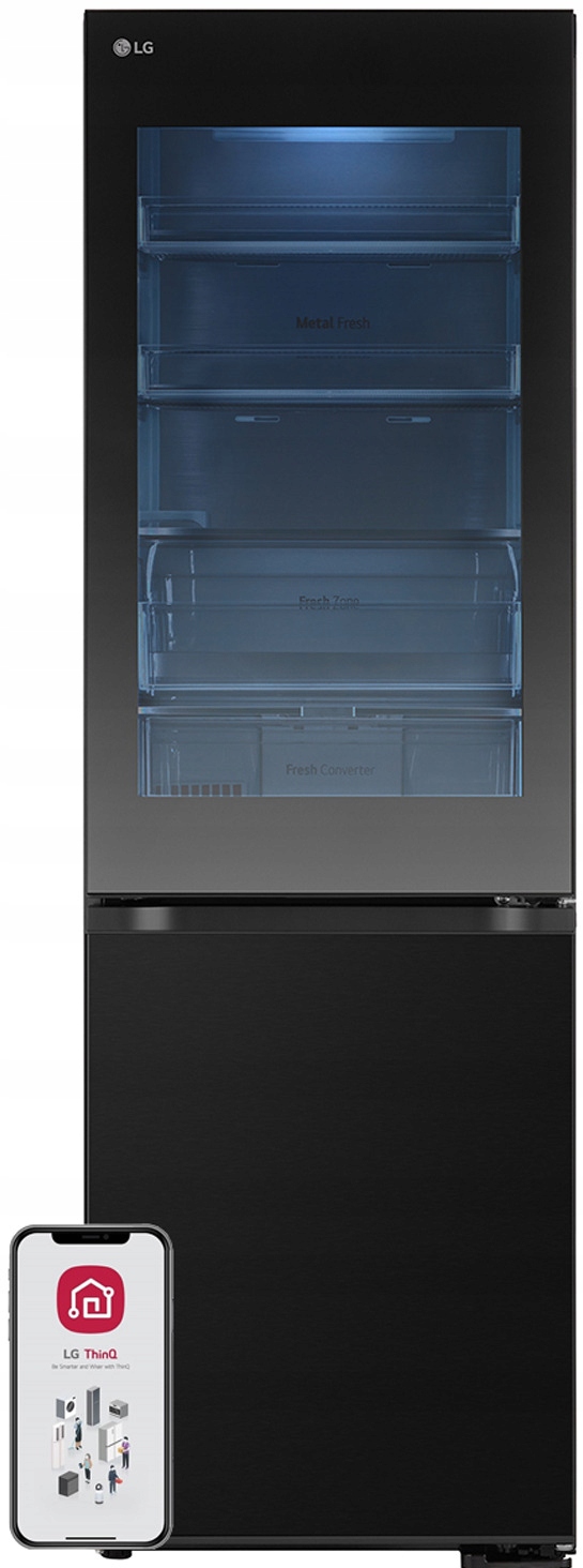 Lodówka LG GBG5160CEV AI No Frost – Nowoczesne chłodzenie w Twojej kuchni