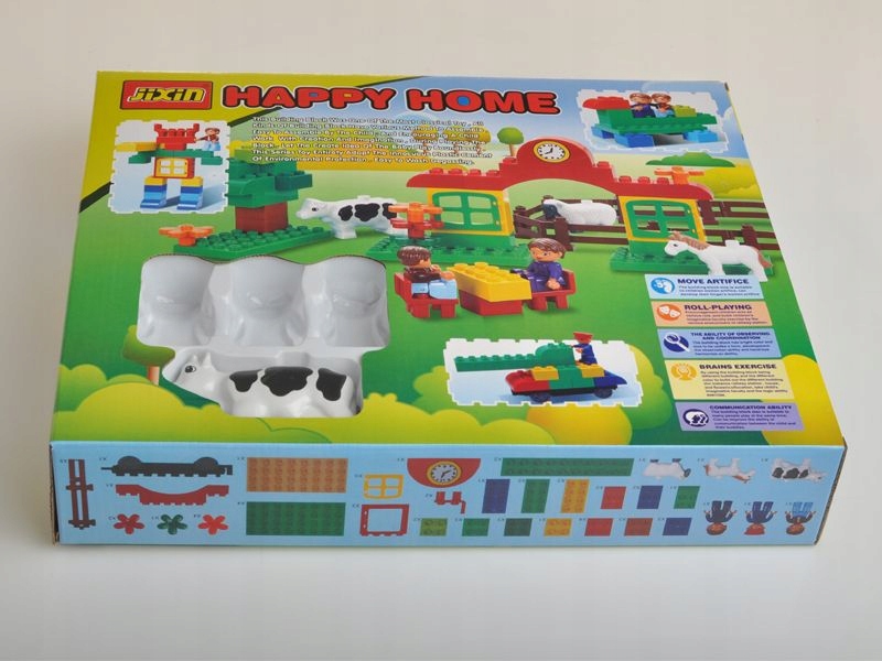 Edukacyjne Klocki 5188A - Bez Ludzików – Kreatywna zabawa dla najmłodszych