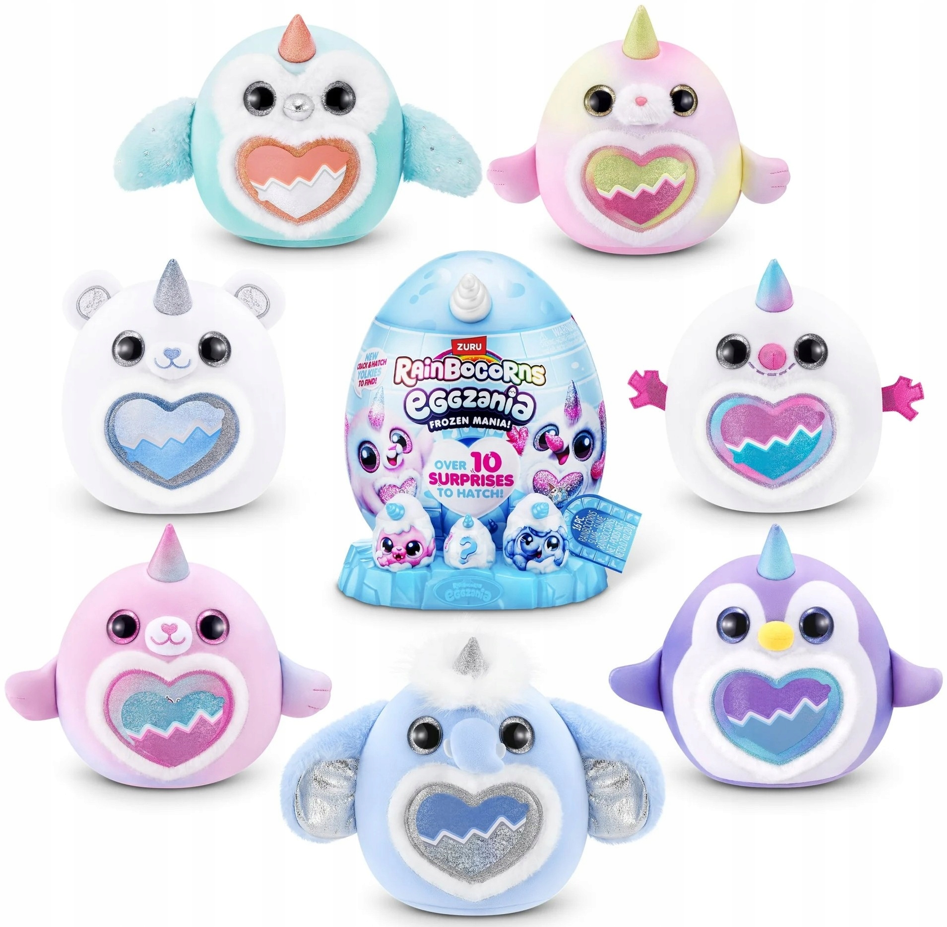 TOY PLUSH RAINBOCORNS EGGZANIA 92119 – Magiczny świat przygód