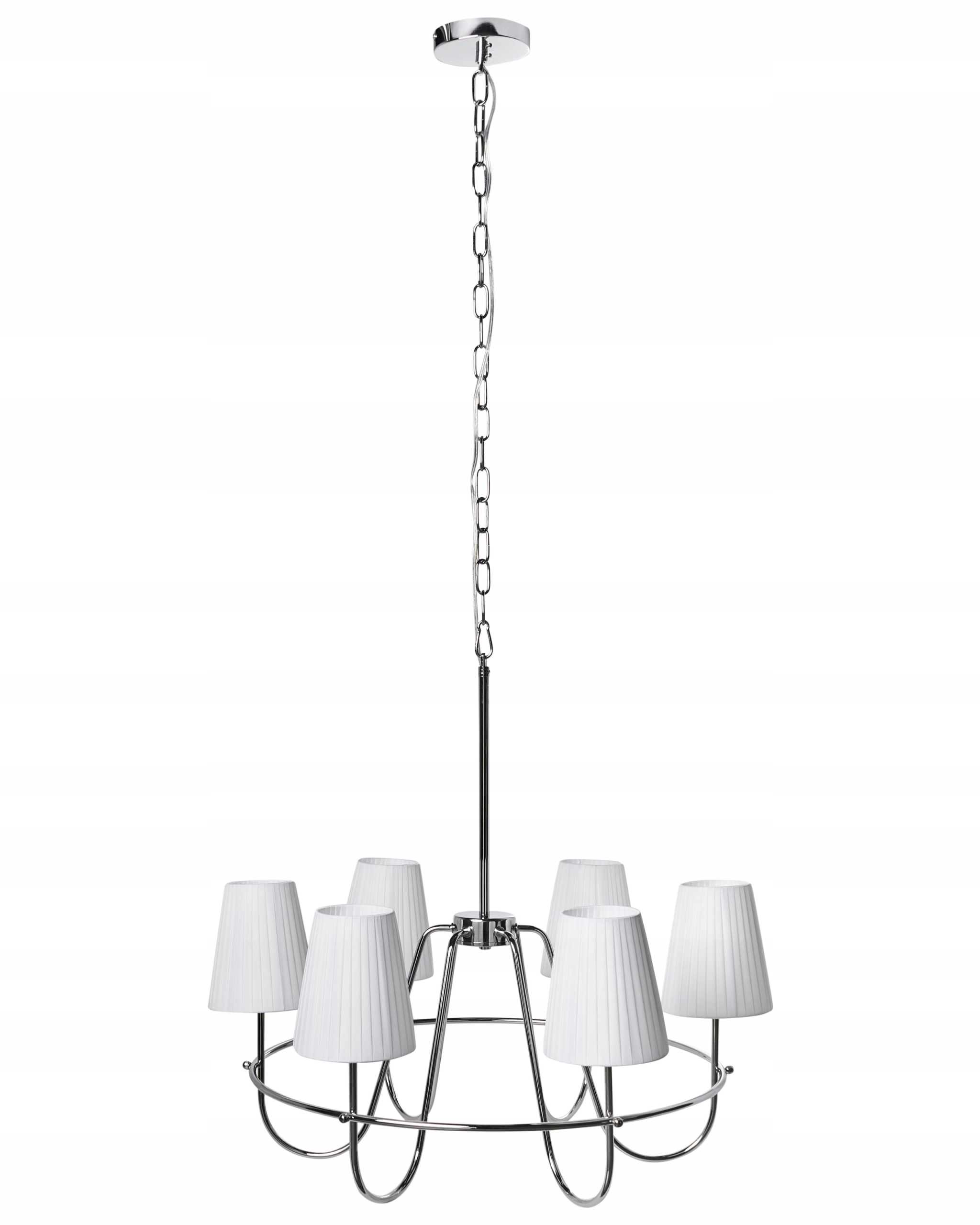 Żyrandol Yamethin Metal Srebrny – Elegancja i styl w Twoim wnętrzu