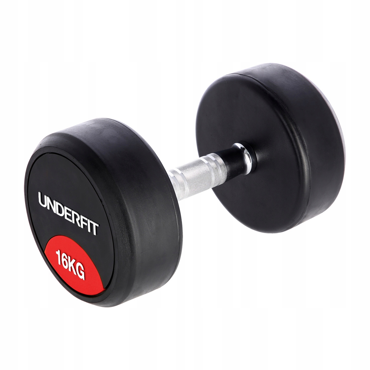 Hantla gumowana 16 kg UNDERFIT – Idealny wybór do ćwiczeń siłowych