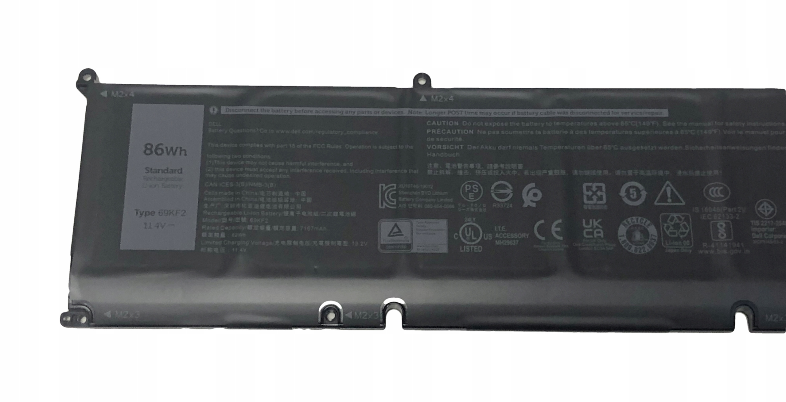 Napięcie 11,4 V dla stabilnej pracy