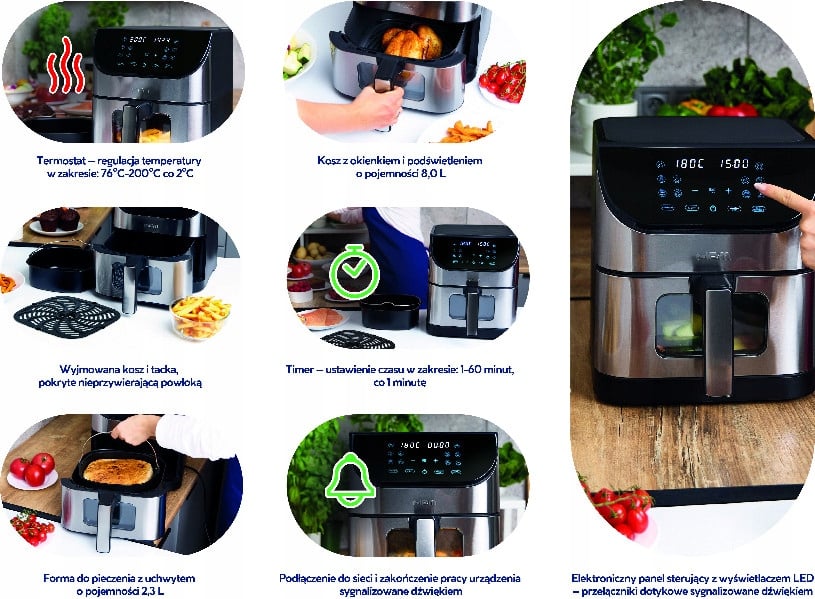 Timer do 60 minut – Kontrola czasu gotowania