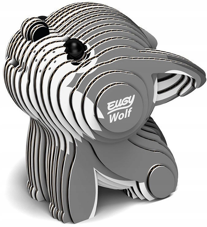 Teka Wilk Eugy – Eko Układanka 3D dla małych odkrywców