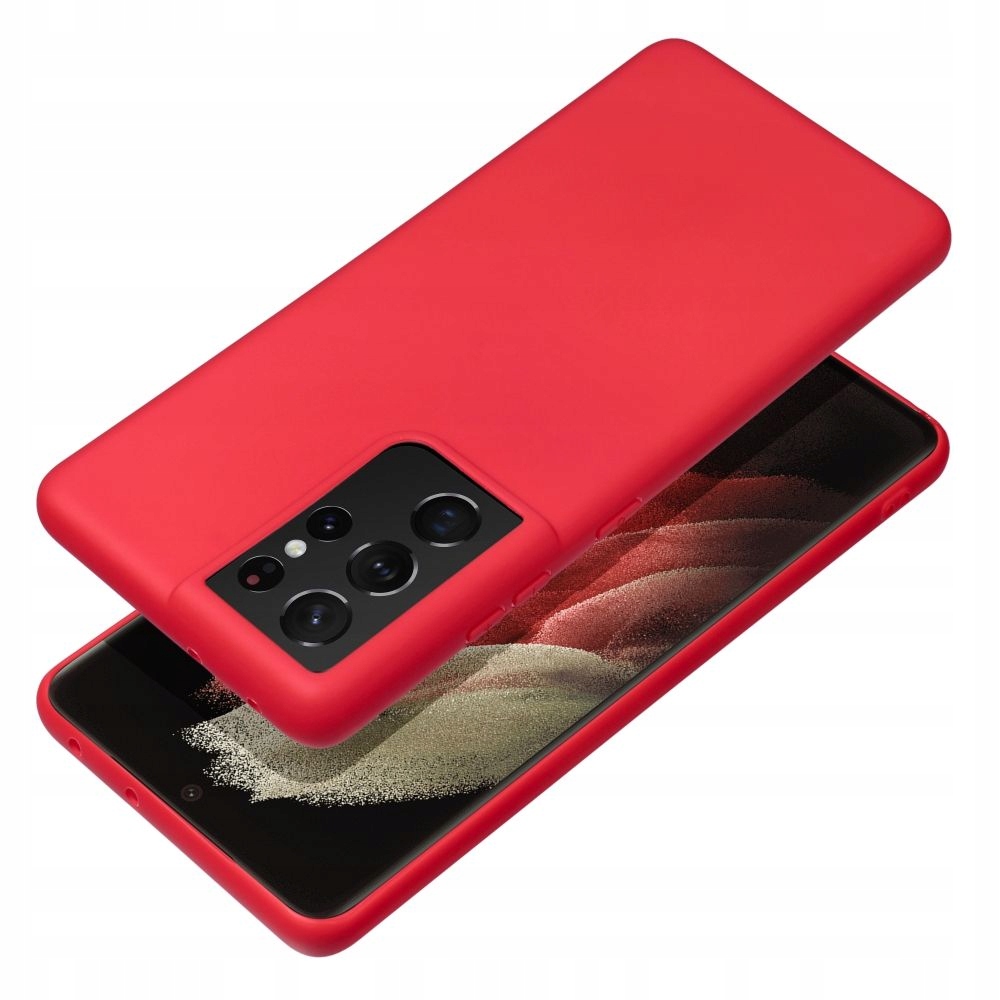 Futerał SOFT do SAMSUNG S25 Plus czerwony – Elegancka ochrona dla Twojego telefonu