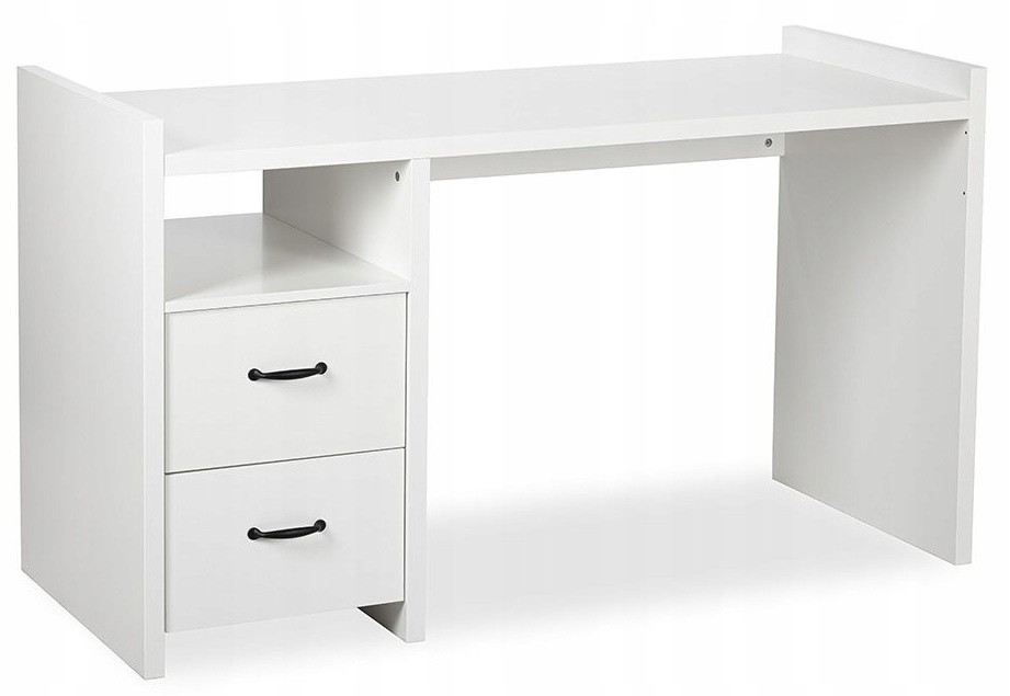 Biurko dziecięce Amelia 145cm białe Little Sky – Idealne do pokoju Twojego dziecka