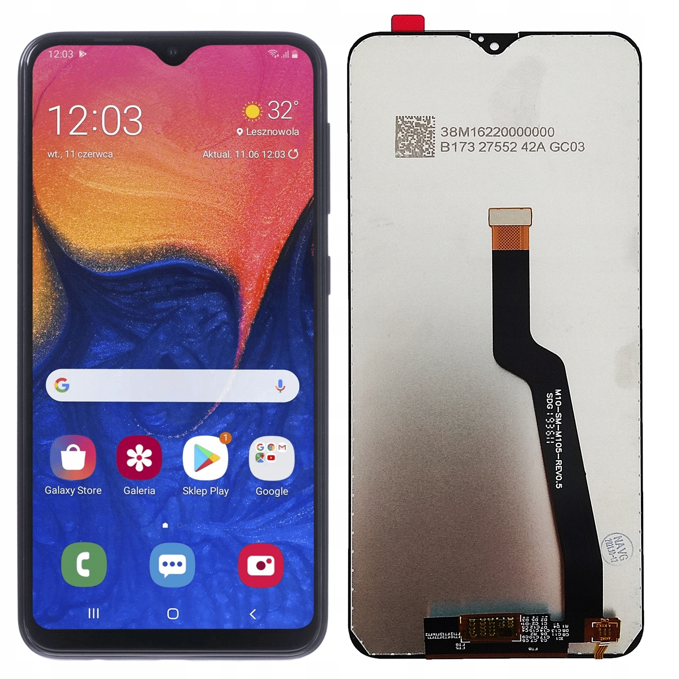 Wyświetlacz LCD do Samsung A10 – Wysoka jakość i niezawodność