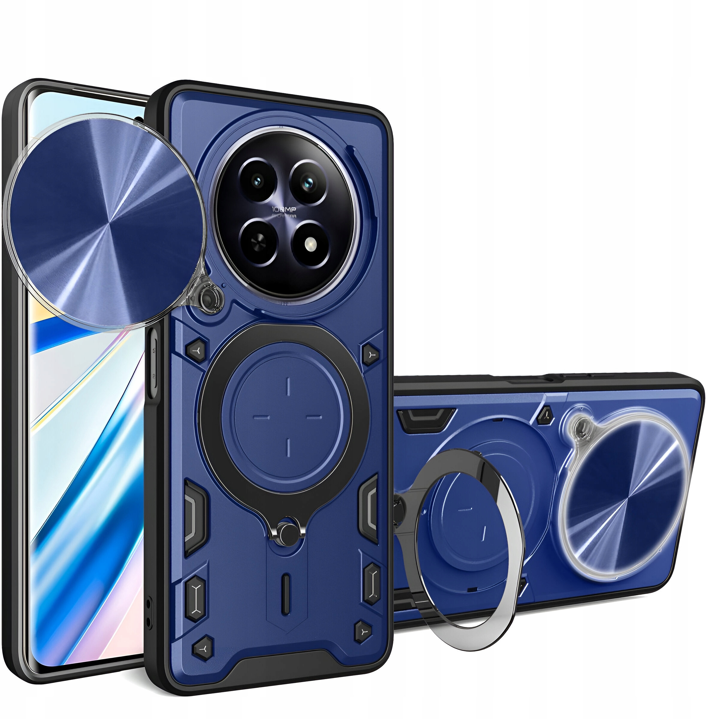 Specjalne funkcje: podstawka i magnetyczny ring