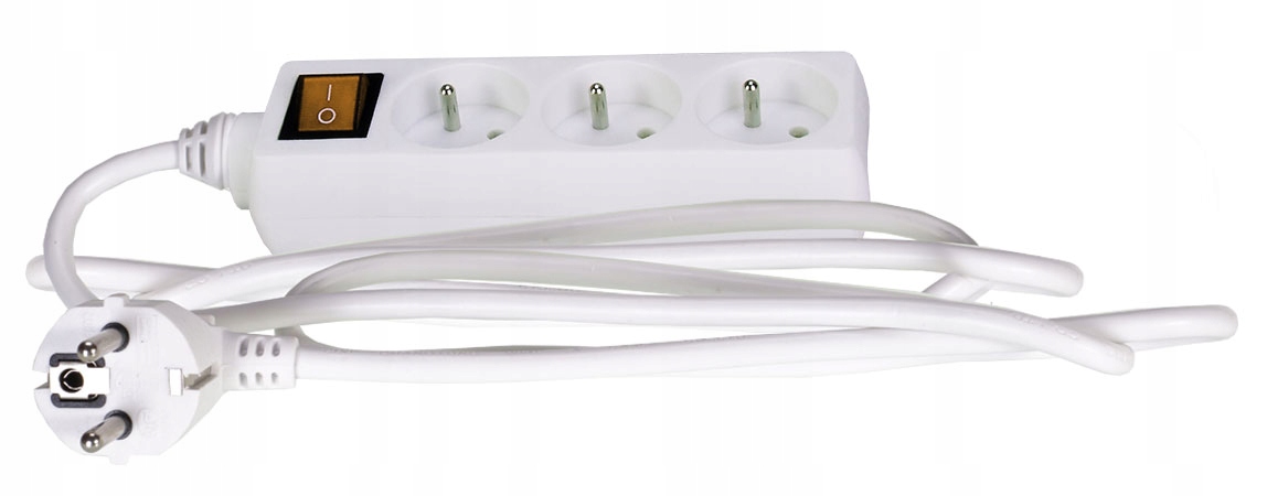 Przedłużacz PM/3-3-3M+W 3x1,5 BIAŁY – Idealne rozwiązanie do Twojego domu