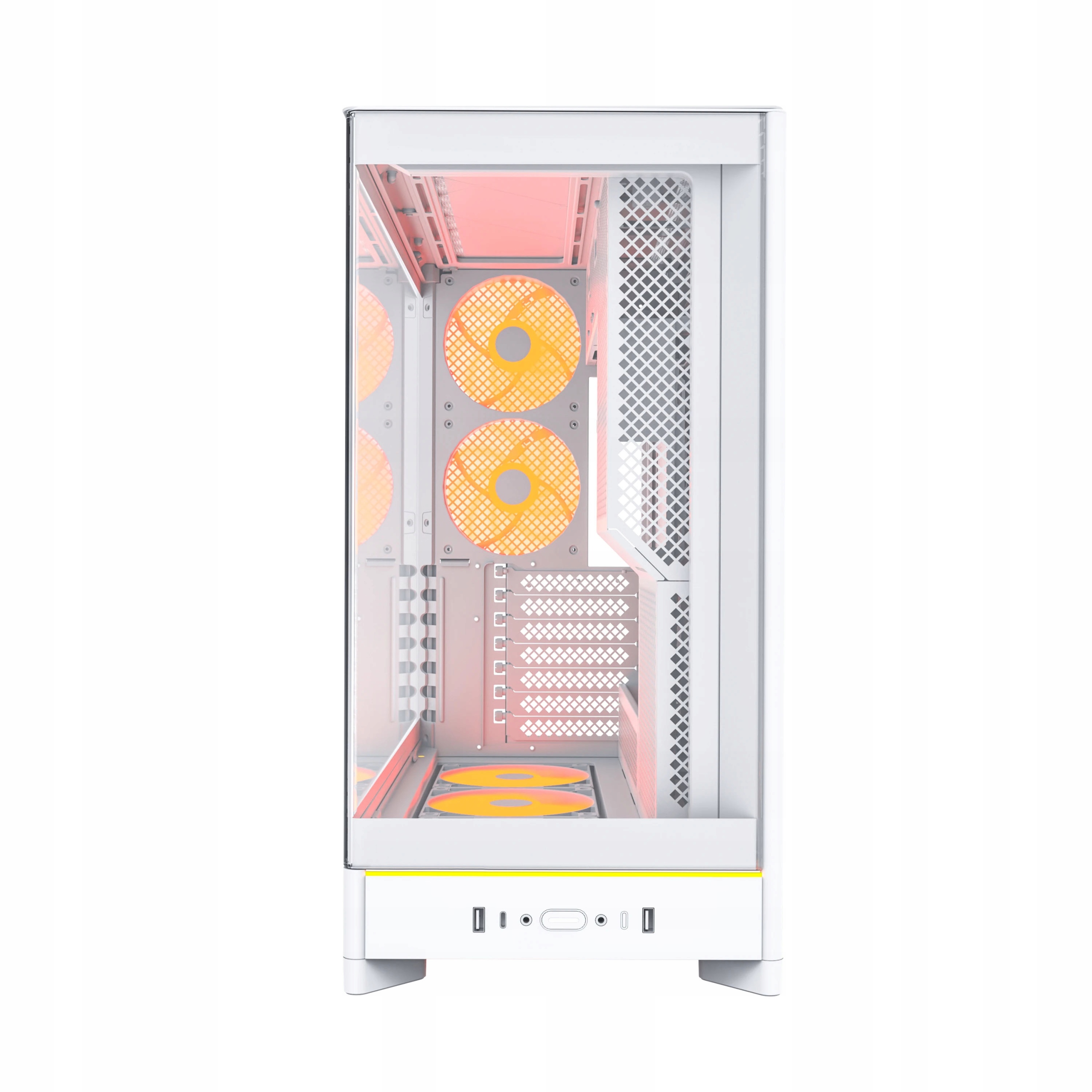 Zainstalowane wentylatory ARGB i ich efektywność