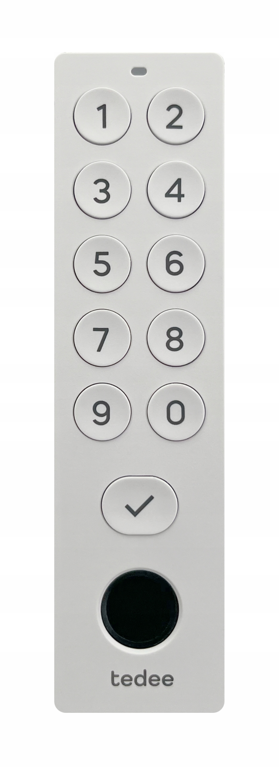 Klawiatura hybrydowa tedee Keypad PRO, Biała – Inteligentne rozwiązanie dla Twojego domu