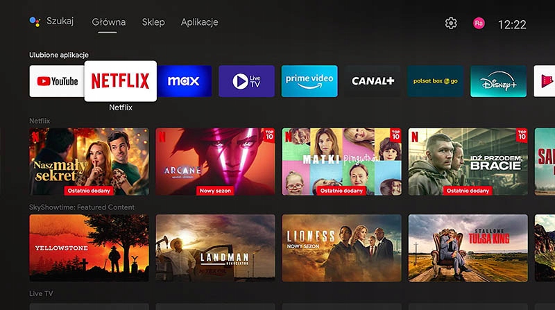 Funkcje Android TV 11 i certyfikaty Google oraz Netflix