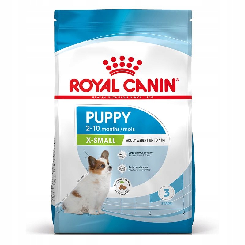 Sucha karma Royal Canin X-Small Puppy 3 kg – Idealna dla szczeniaków ras bardzo małych