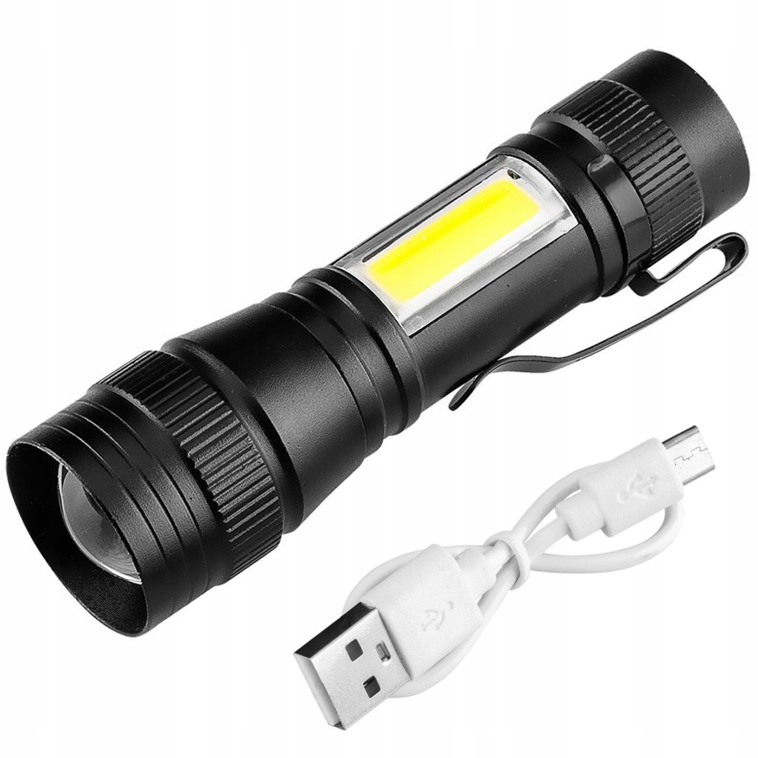 NEO Latarka akumulatorowa dioda XPE+COB 220lm i 150lm USB-C 99-129 – Idealne oświetlenie w każdej sytuacji