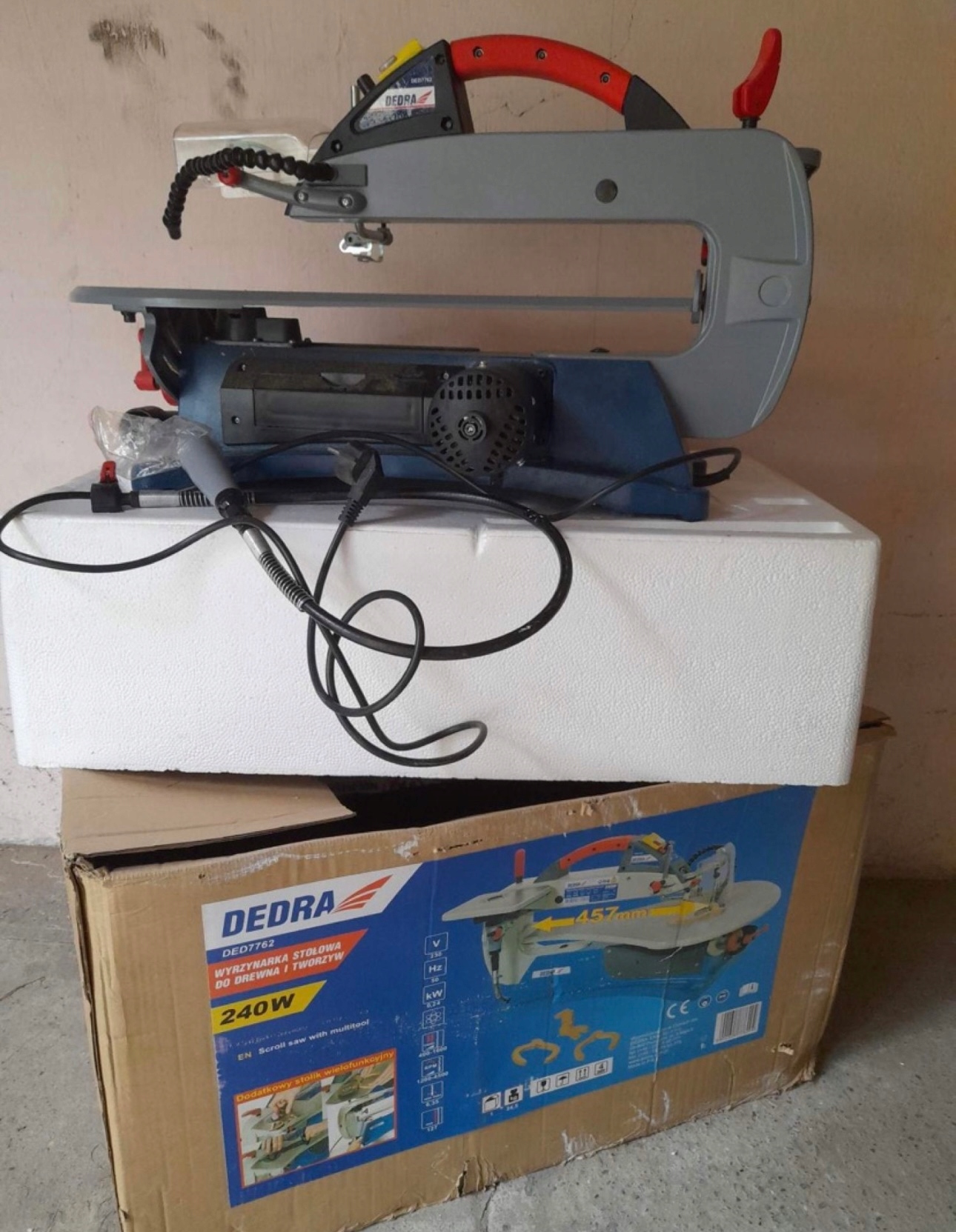 Dedra #6 PŁYTKA Z ELEKTRONIKĄ DO WYRZYNARKI STOŁOWEJ DEDRA DED7762 – Wydajność i wszechstronność w cięciu