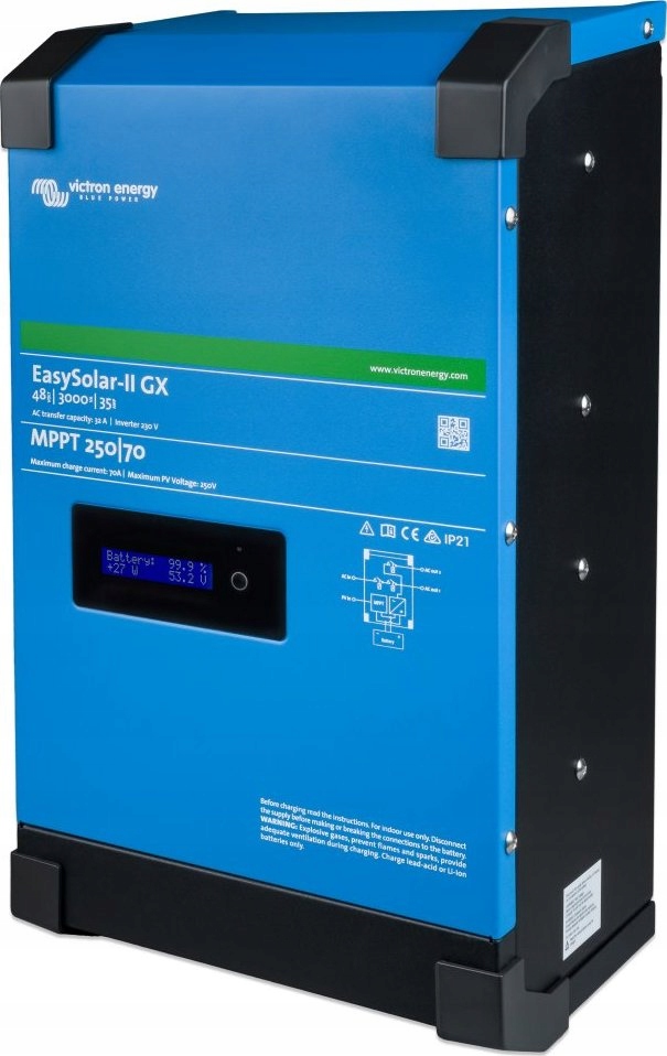 Stabilne zasilanie 230V – Wbudowana przetwornica o mocy 2400W