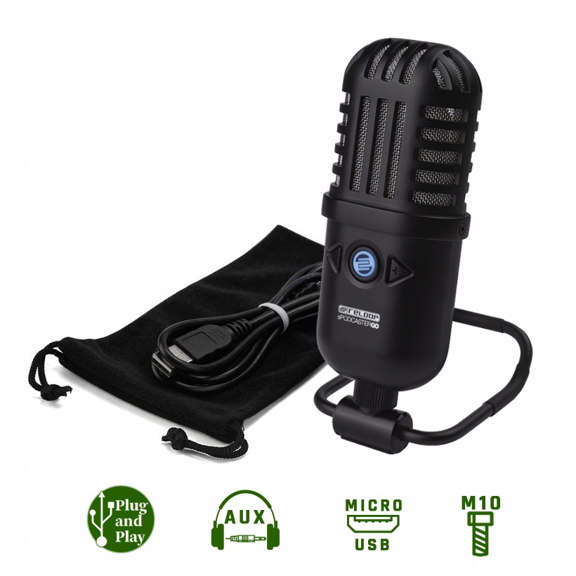 Mikrofon pojemnościowy sPodcaster Go – Profesjonalne nagrania w zasięgu ręki