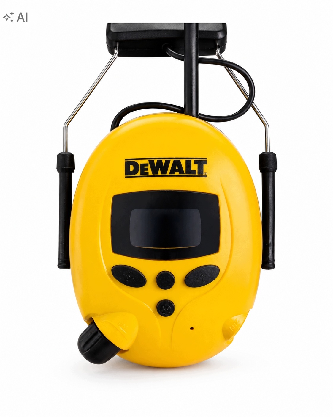 Funkcjonalność Bluetooth i radio FM w słuchawkach DEWALT