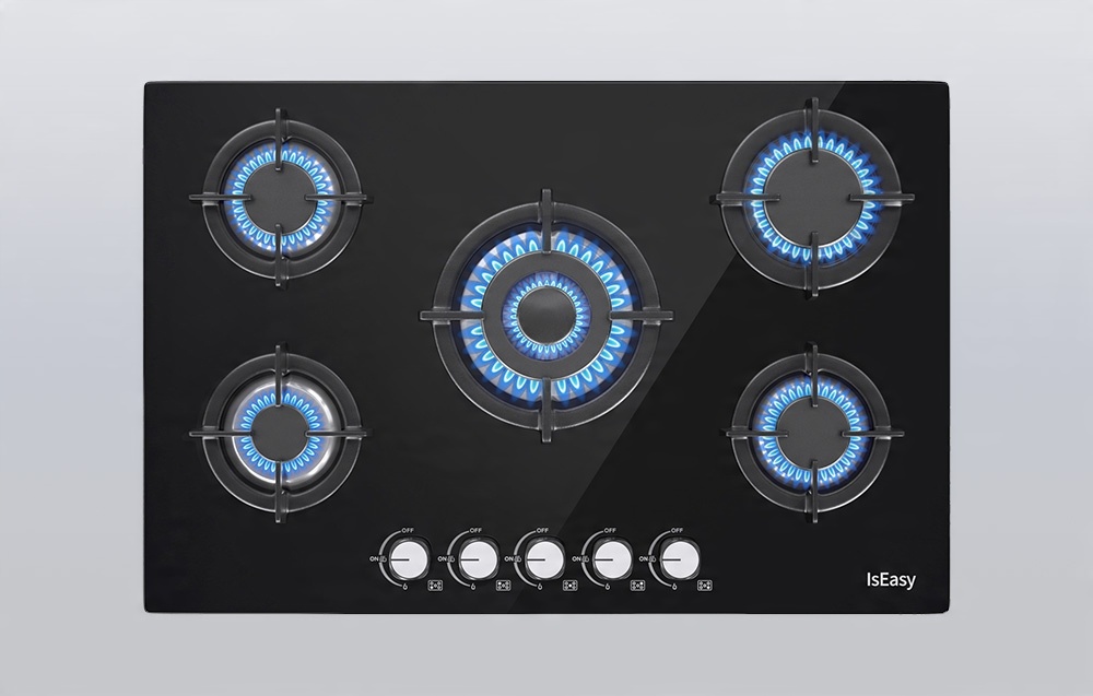 Pięć palników dla maksymalnej wydajności gotowania