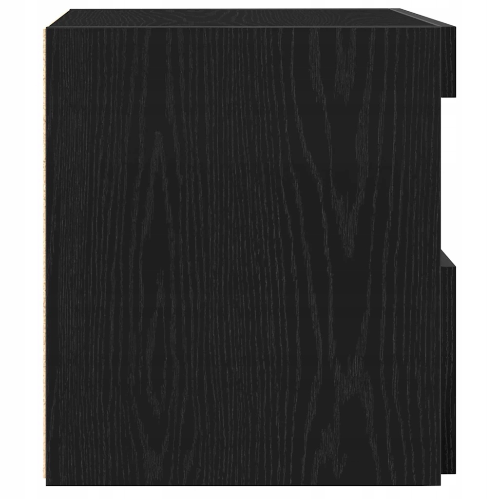 Szafka nocna z LED w kolorze czarny dąb 50x40x45 cm – Nowoczesny styl i funkcjonalność
