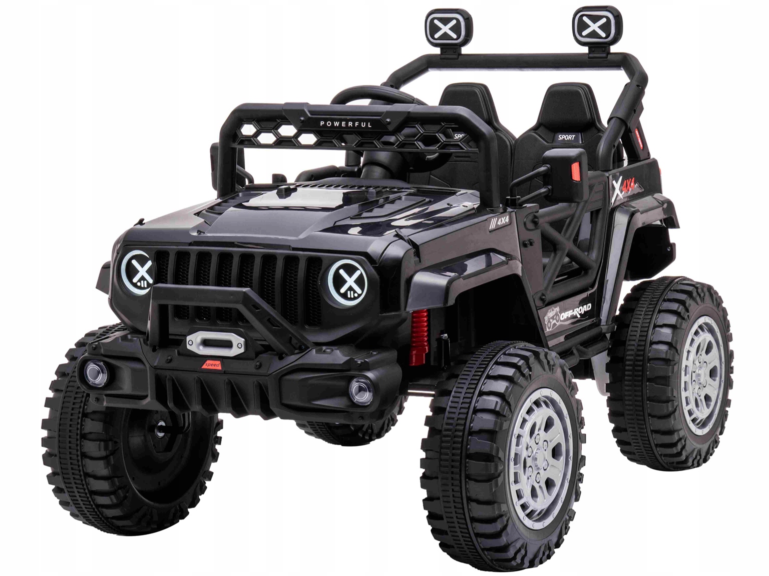 Triton Pojazd OFF ROAD Speed Czarny – Idealny samochód elektryczny dla dzieci