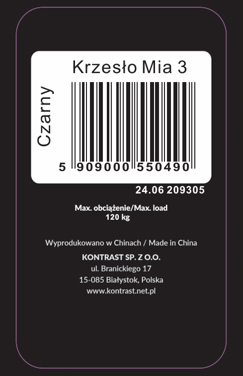 Ergonomiczne siedzisko i komfortowe oparcie