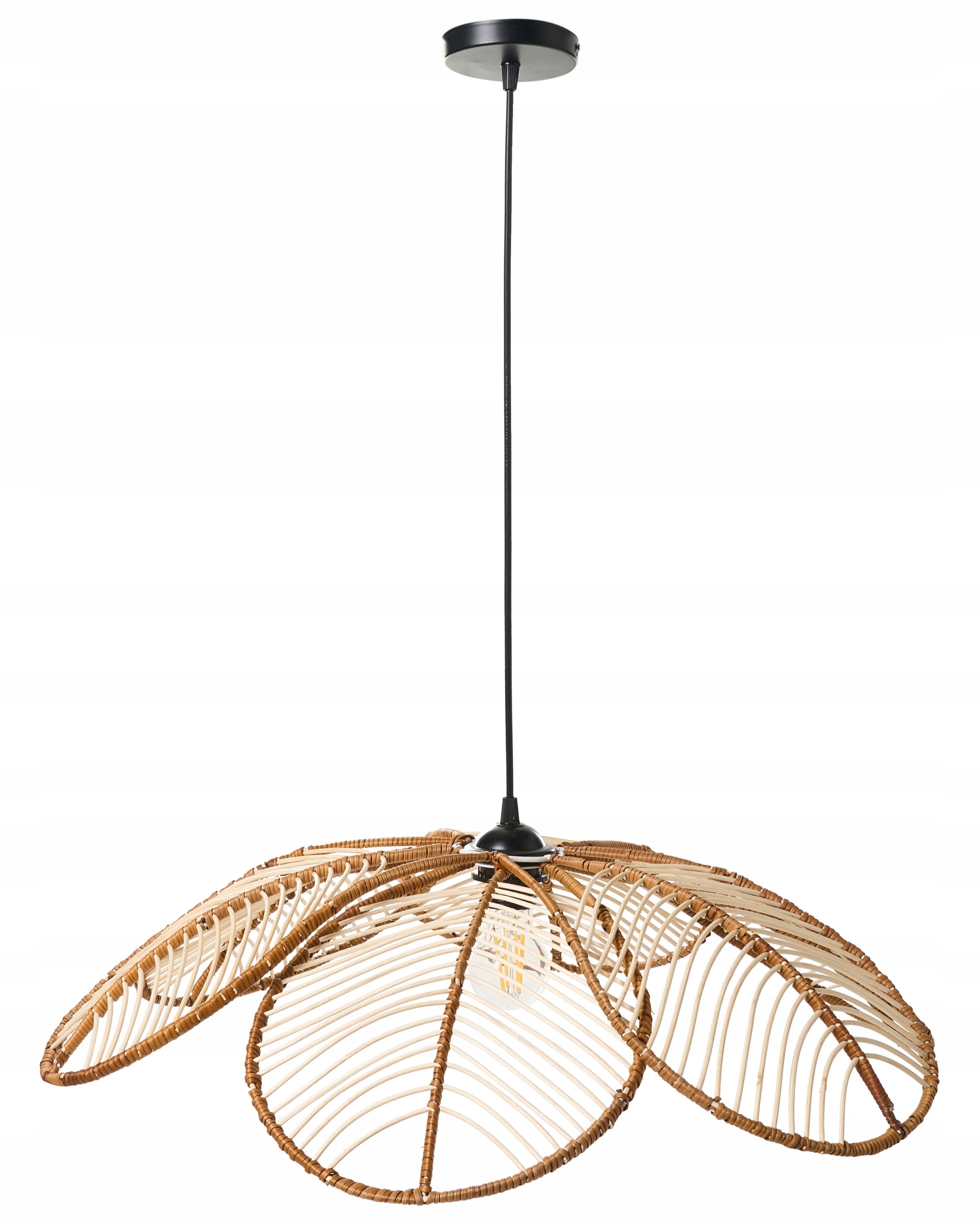 Lampa wisząca NIGUA Rattan Naturalny – Elegancja w stylu boho