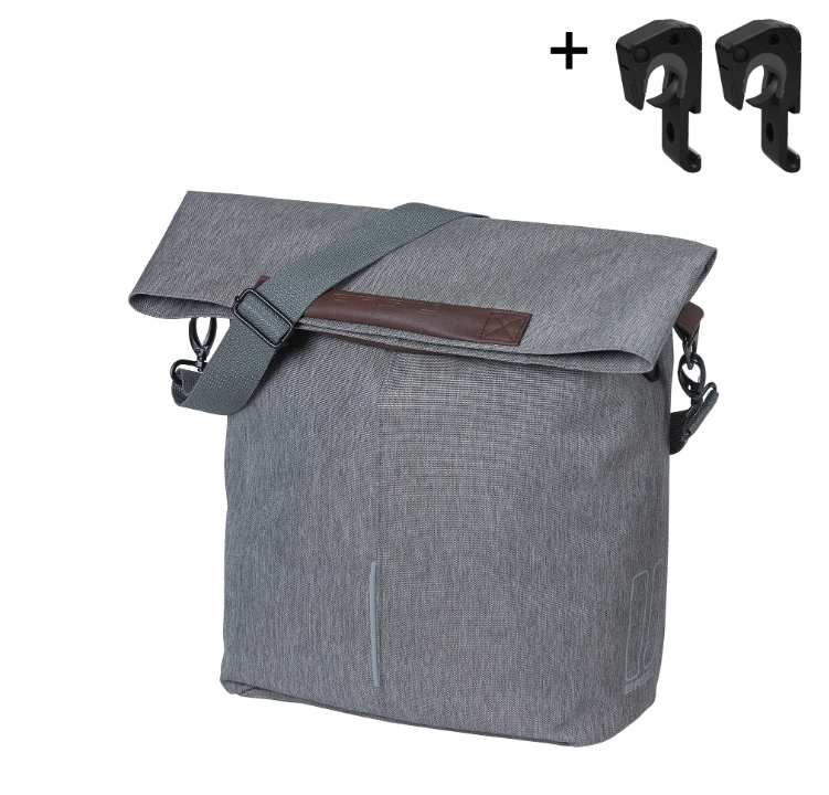 Sakwa pojedyncza BASIL CITY SHOPPER 14-16L, MIK Hooks – Elegancja i funkcjonalność na rowerze