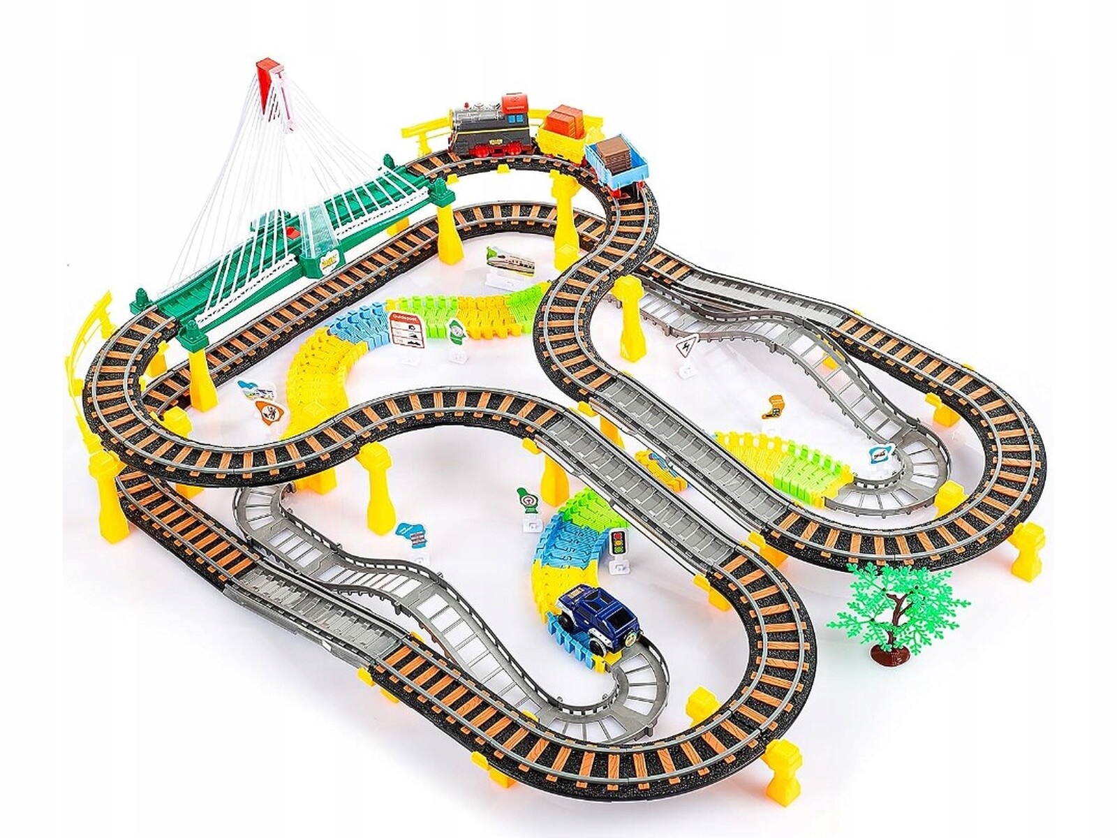 Kolorowy i elastyczny tor wyścigowy – Twórz unikalne konfiguracje