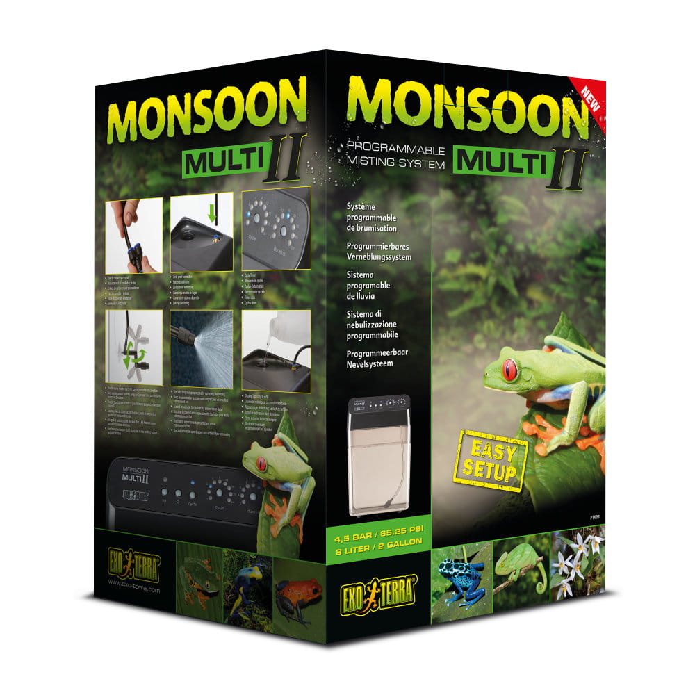 Exo Terra Monsoon Multi II - System zraszania terrarium 8 L
