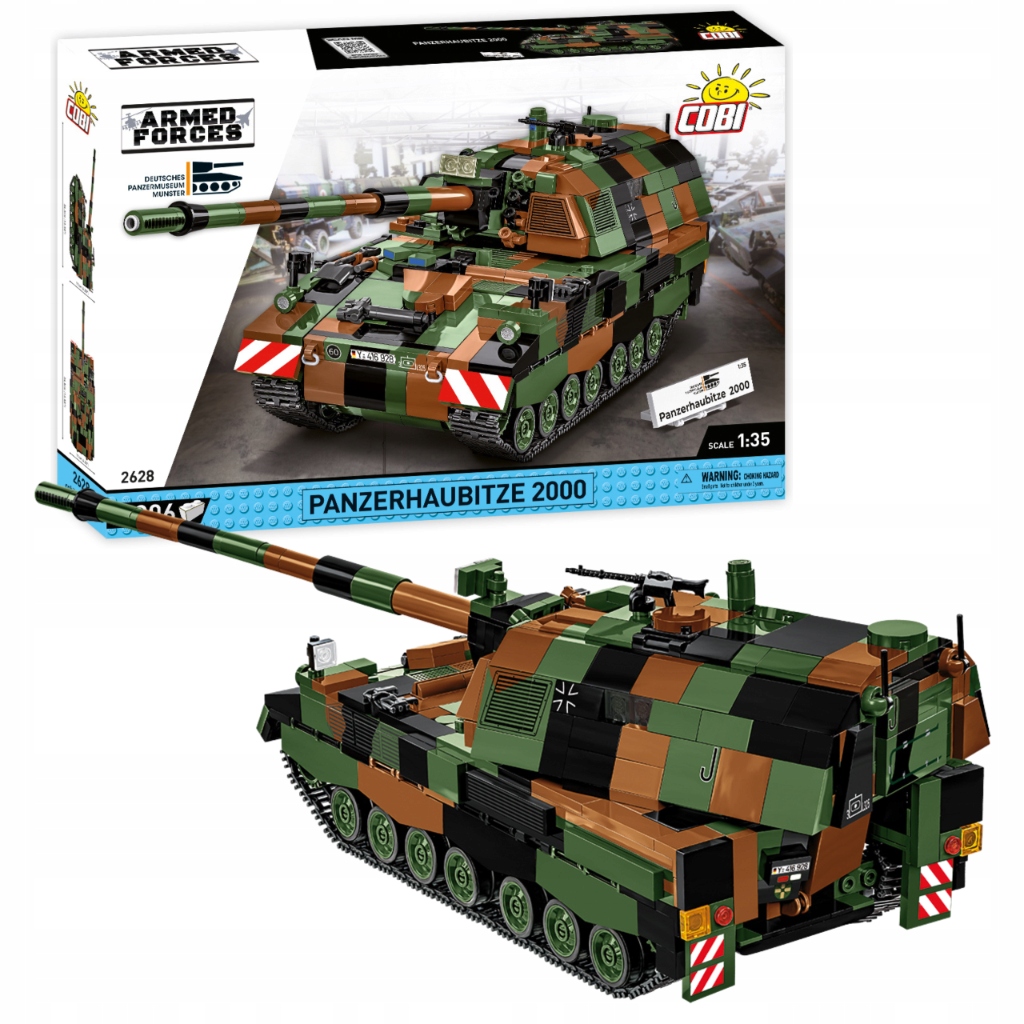 Detale i odwzorowanie modelu Panzerhaubitze 2000