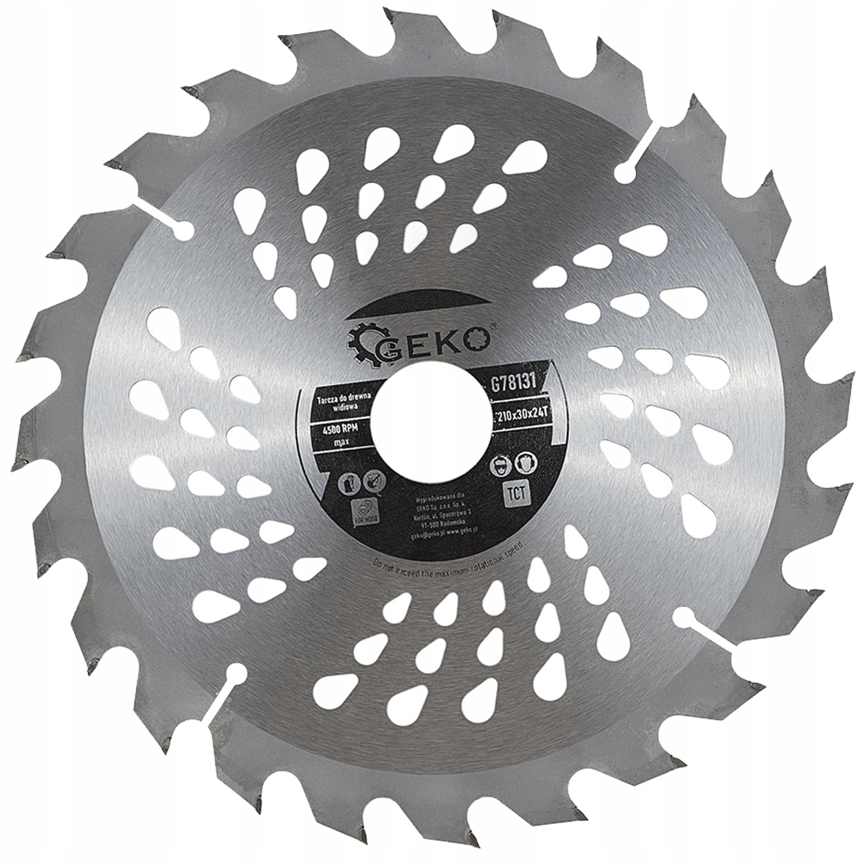 Precyzyjne cięcia dzięki odpowiedniej geometrii zębów