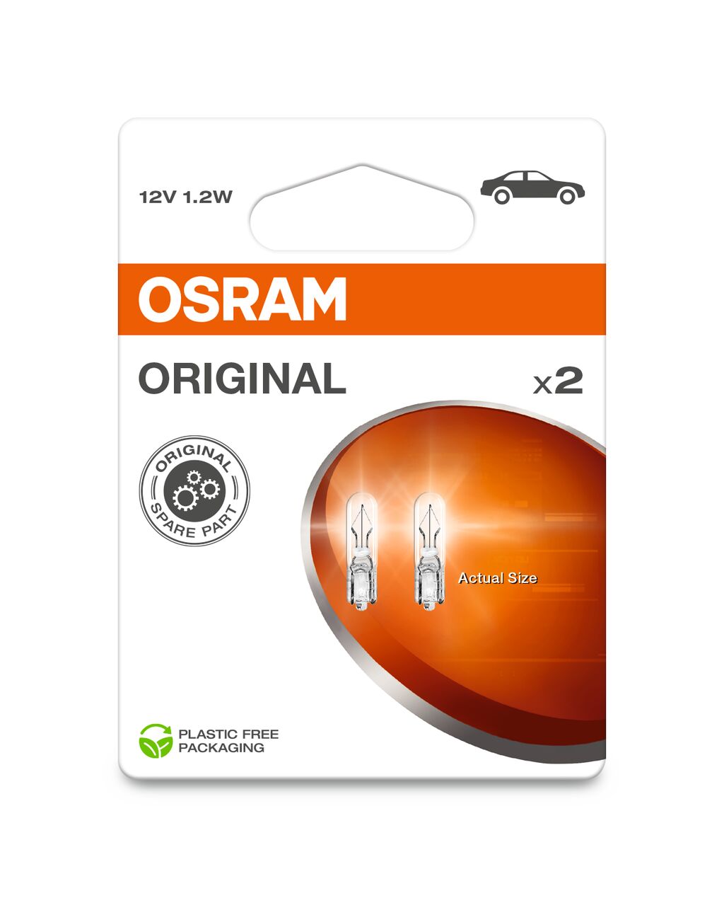 Żarówka CAR LIGHT 2721-02B 1.2W 12V W2X4.6D – Oświetlenie do Twojego domu i ogrodu