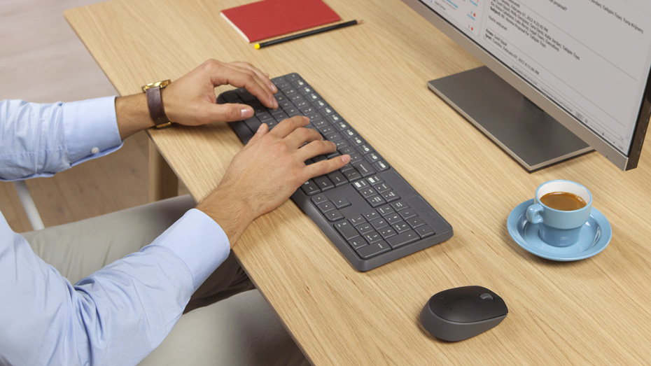 Logitech MK235 – Bezprzewodowy zestaw klawiatury i myszy