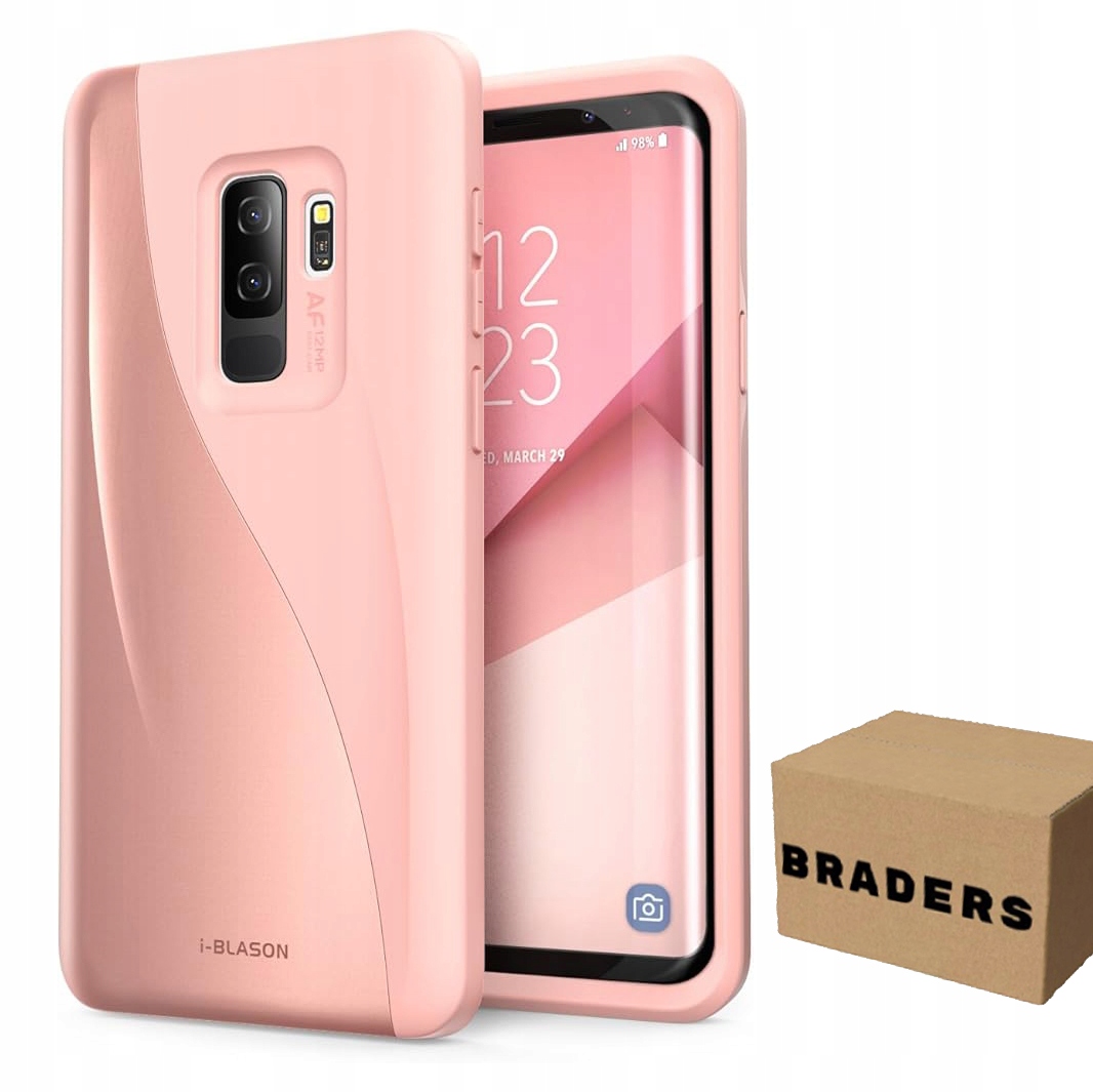 Etui i-Blason Luna do Galaxy S9 Plus – hybrydowe, ochronne, różowe złoto