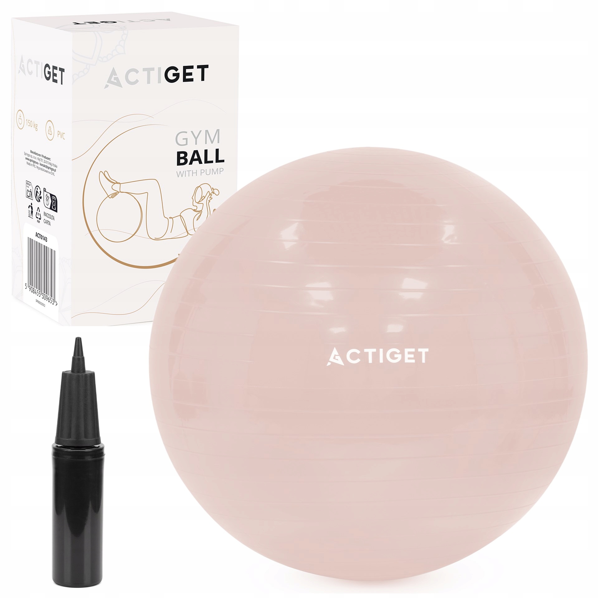 Zestaw zawiera – Pompka i akcesoria do piłki