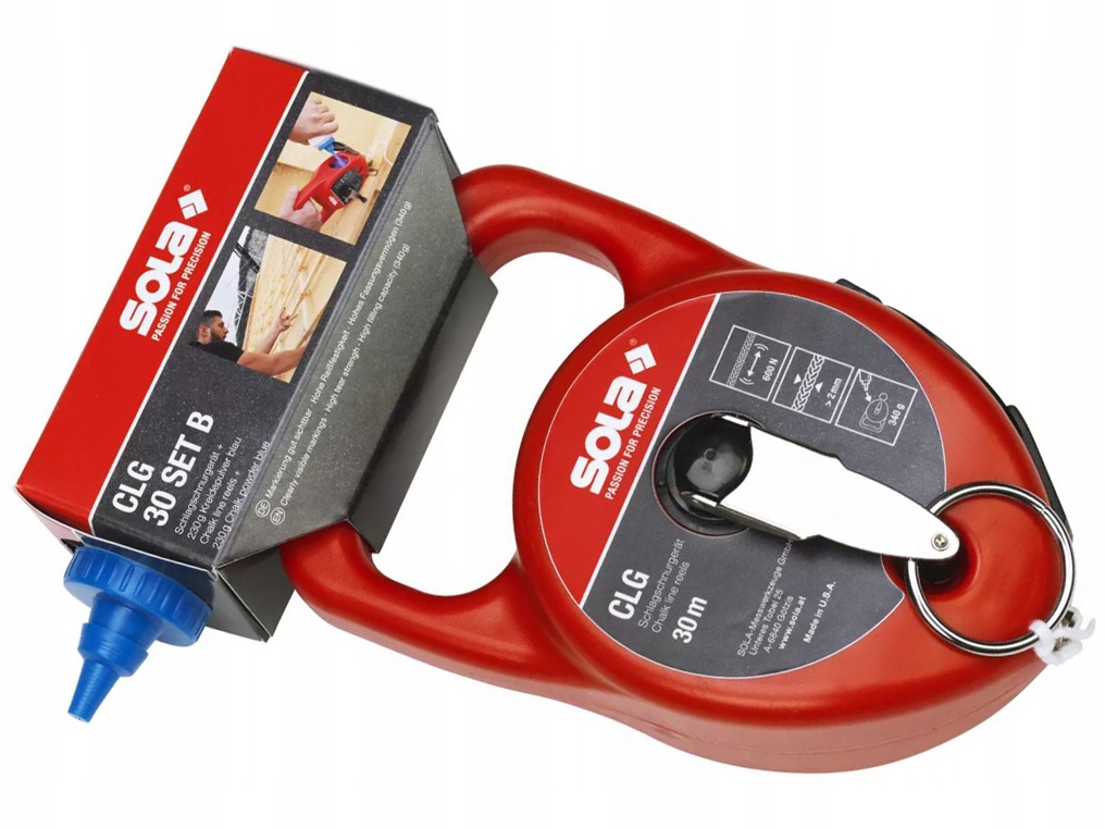 Sznur traserski SOLA CLG 30 SET B + BLUE CHALK – Niezbędny w każdym ogrodzie