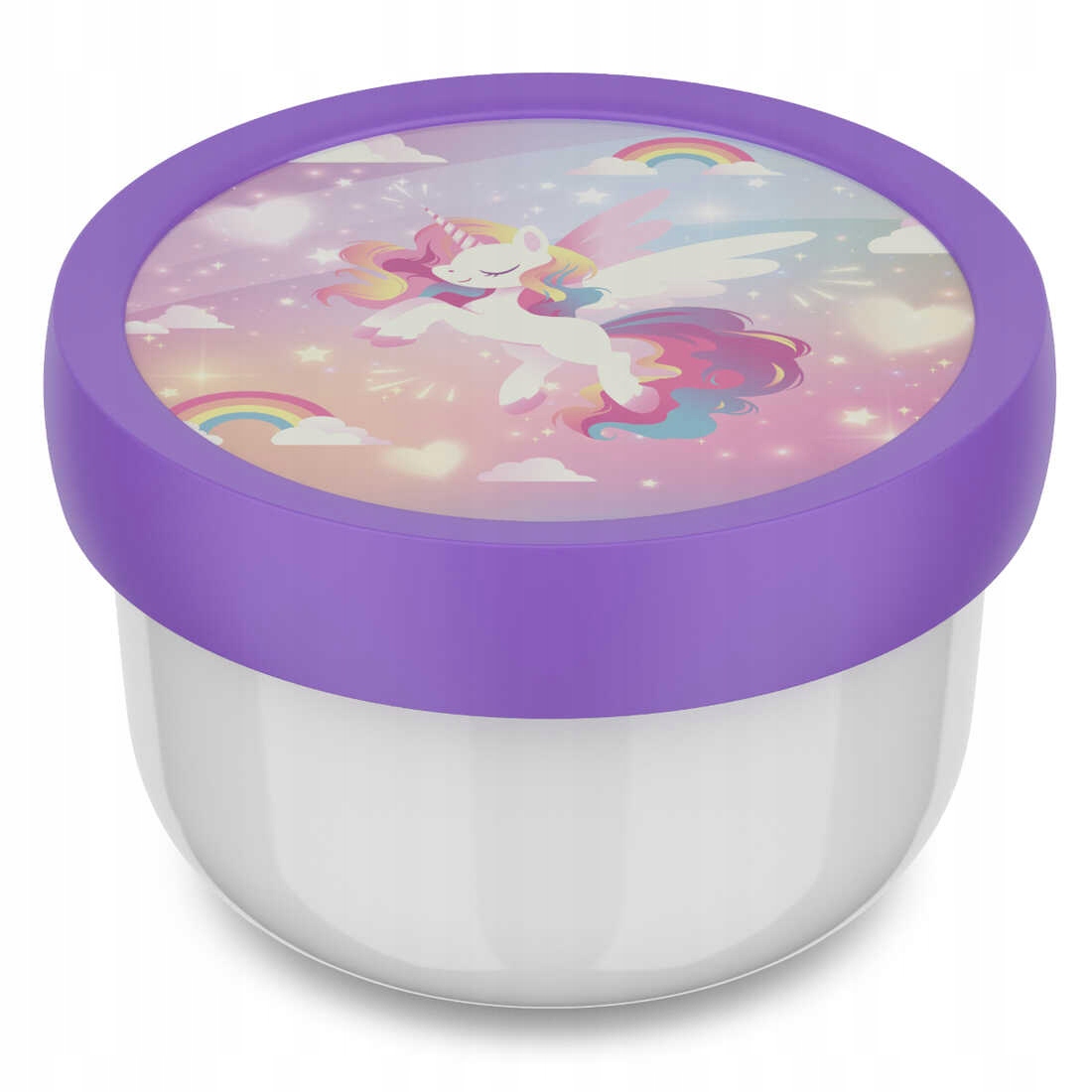 Pudełko na owoce Campus Unicorn Glow Mepal 300 ml – Idealne dla dzieci