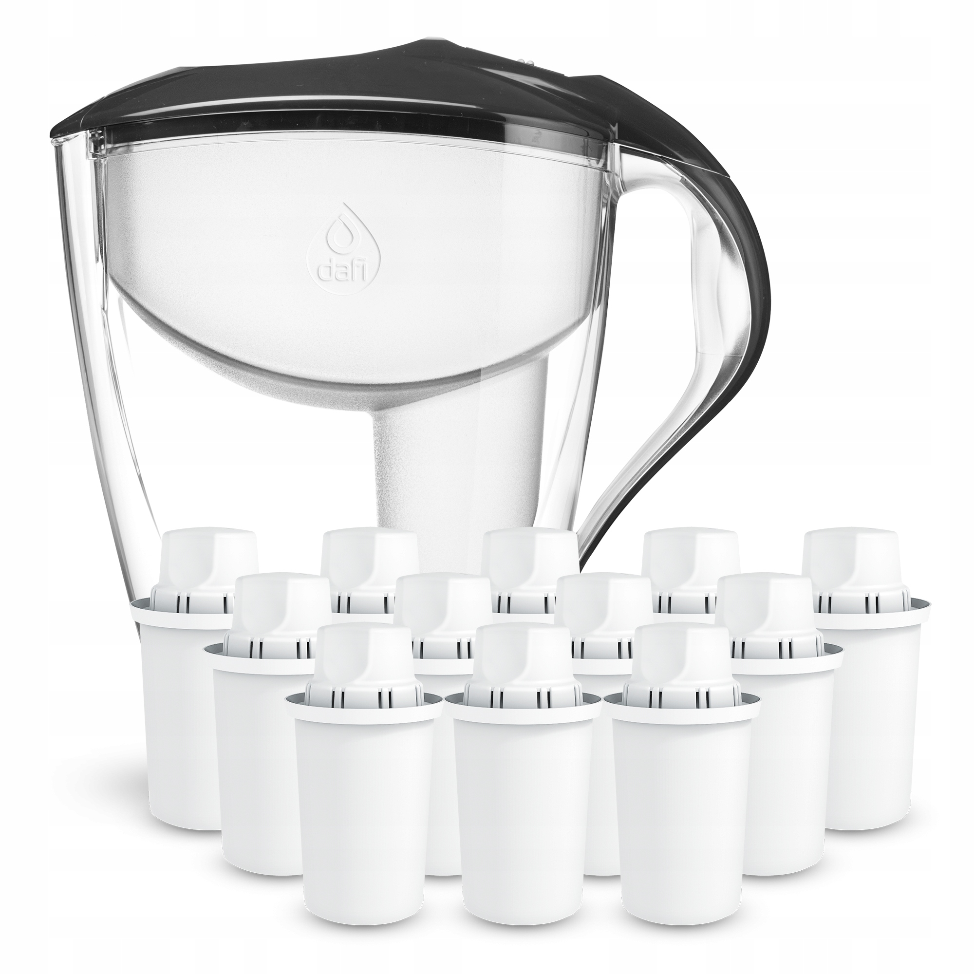 Dzbanek Dafi ASTRA grafitowy 3l 12 wkładów Classic – Wydajność i styl w Twojej kuchni