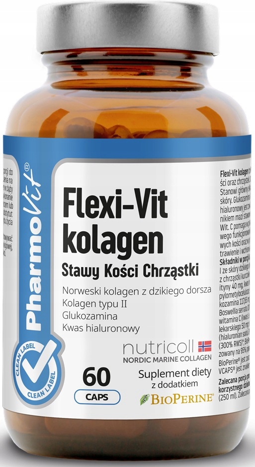 FLEXI-VIT KOLAGEN STAWY KOŚCI CHRZĄSTKI – Suplement diety dla zdrowia stawów