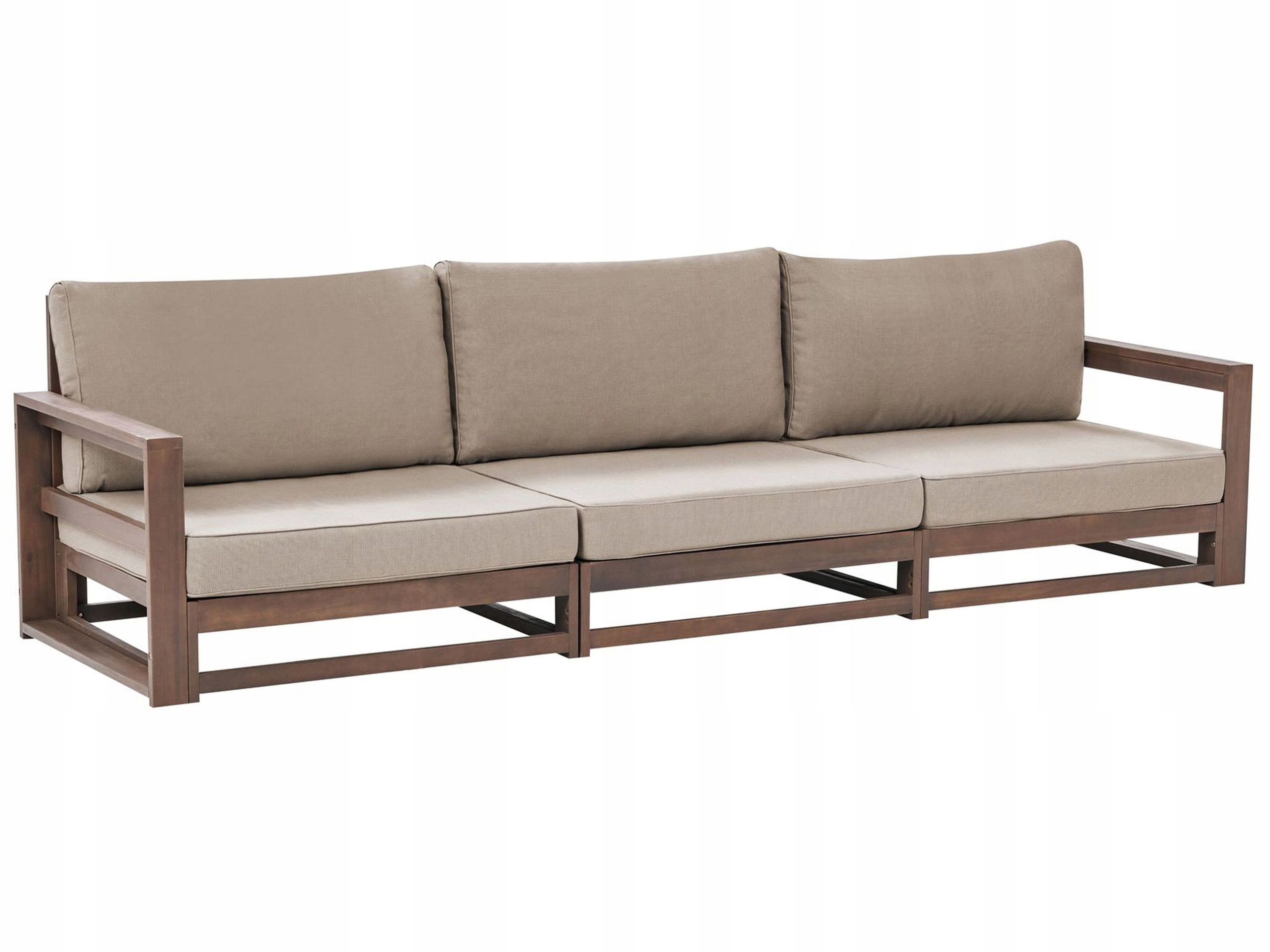 Sofa trzyosobowa Beliani TIMOR – Elegancja i komfort w Twoim ogrodzie